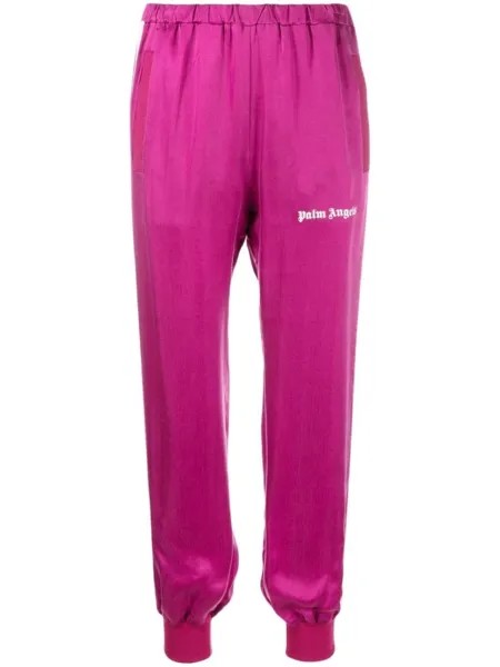 Palm Angels спортивные брюки с логотипом, розовый