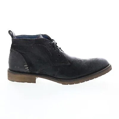 Мужские черные кожаные повседневные классические ботинки на шнуровке Bed Stu Rayburn F420218