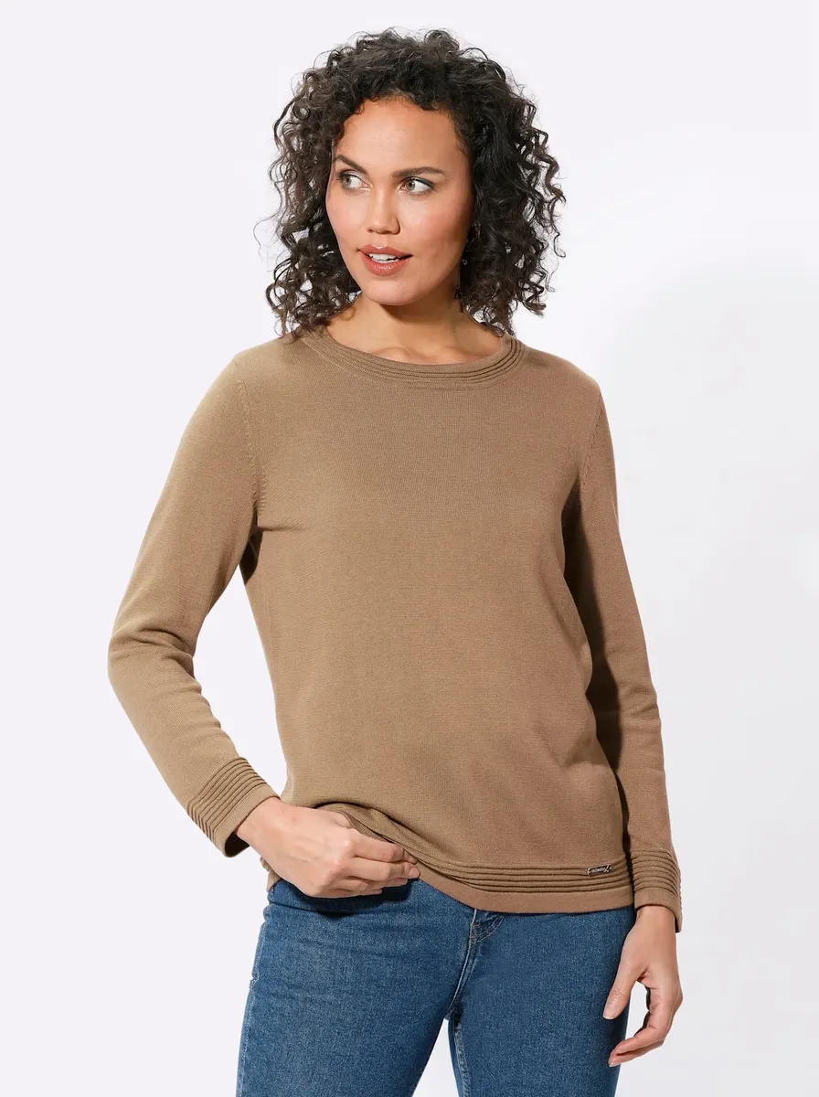 Casual Looks Свитер с круглым вырезом 