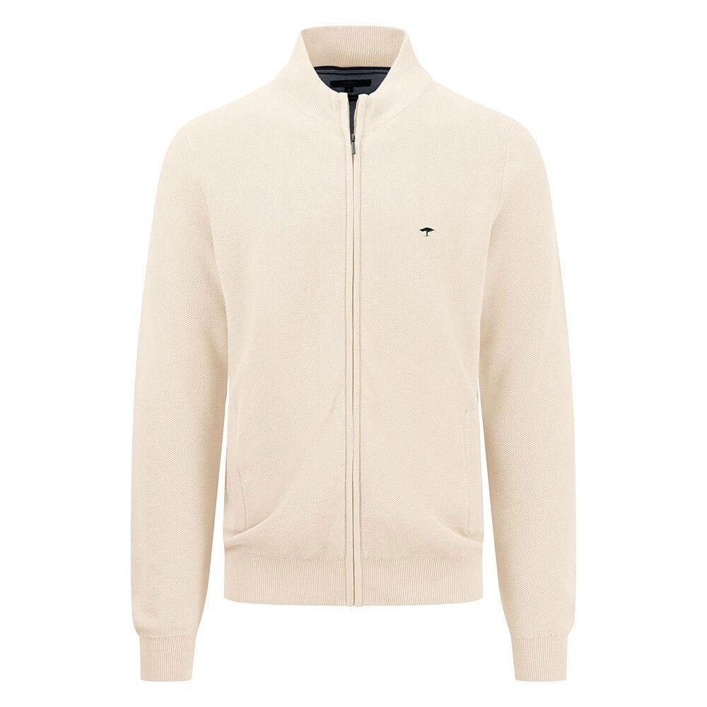 Свитер Fynch Hatton 1413223 full zip, бежевый