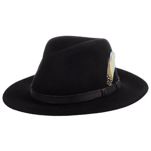 Шляпа федора STETSON 2528014 TRAVELLER VITAFELT, размер 59