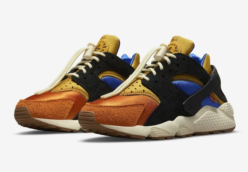 Женские кроссовки Nike Air Huarache Run OG ACG Campfire оранжевый золотисто-белый DO6681-700