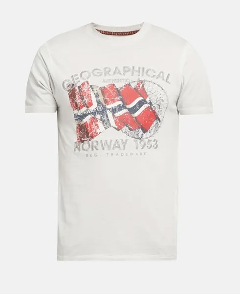 Футболка Geographical Norway, светло-серый