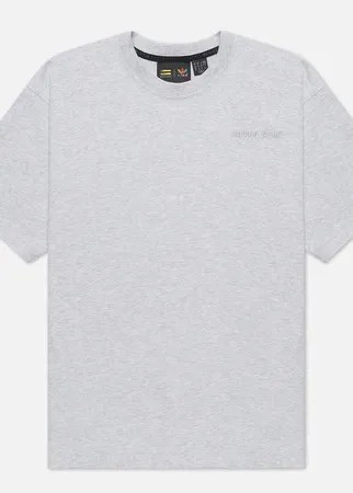 Мужская футболка adidas Originals x Pharrell Williams Basics, цвет серый, размер XXS