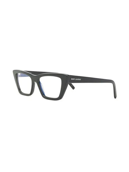 Saint Laurent Eyewear очки в оправе 'кошачий глаз'