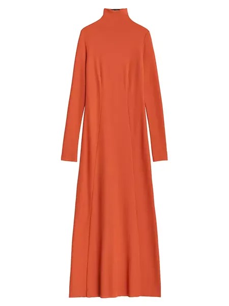 Платье-свитер с воротником-стойкой Harlow Rag & Bone, цвет blood orange