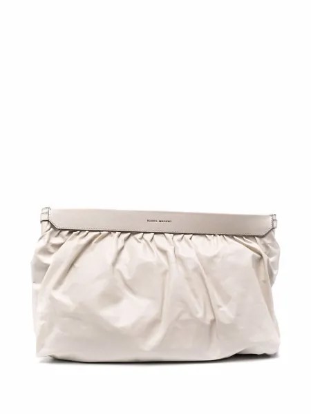 Isabel Marant ruched clutch bag