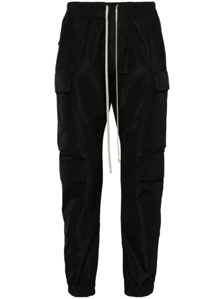 Rick Owens зауженные брюки Mastodon Megacargo, черный