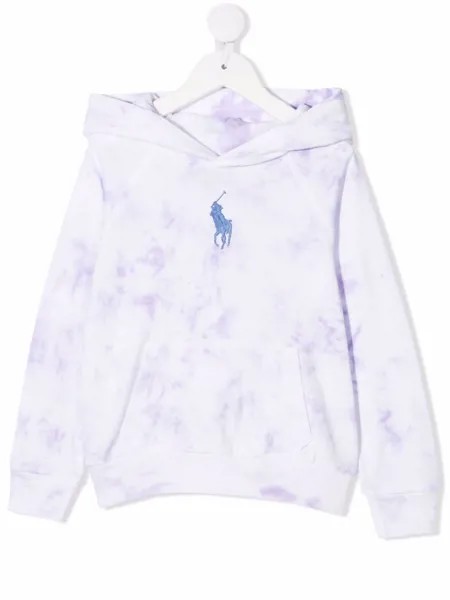 Ralph Lauren Kids худи Polo Pony с принтом тай-дай