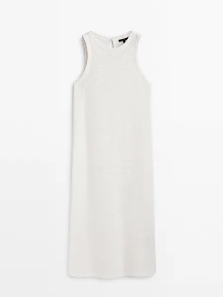 Сарафан женский Massimo Dutti 663553371 белый XS (доставка из-за рубежа)