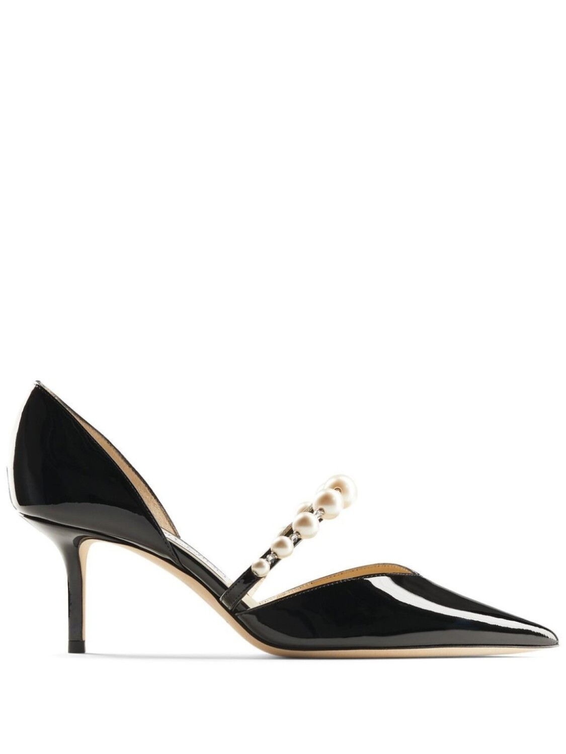 Jimmy Choo туфли Aurelie 65 с искусственным жемчугом, черный