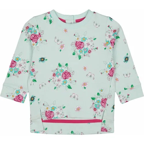 Свитшот mothercare, размер 80, зеленый