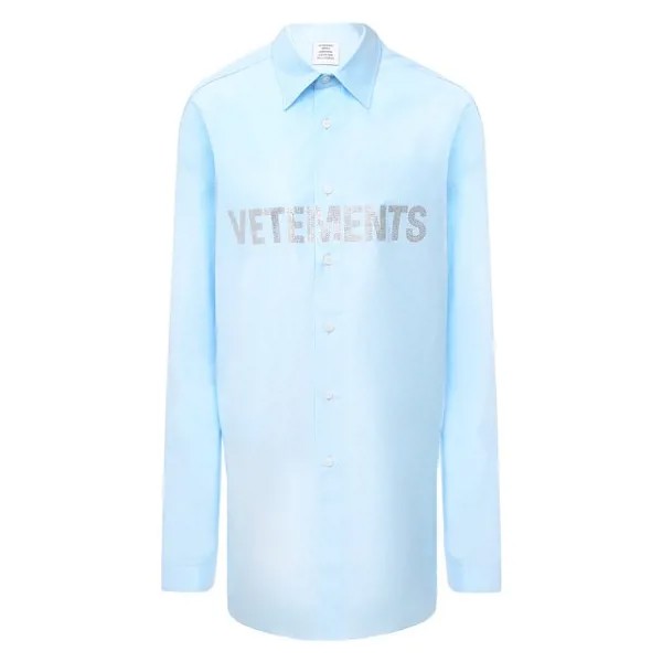 Хлопковая рубашка VETEMENTS