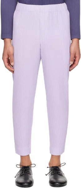 Февральские брюки фиолетового цвета Homme Plisse Issey Miyake