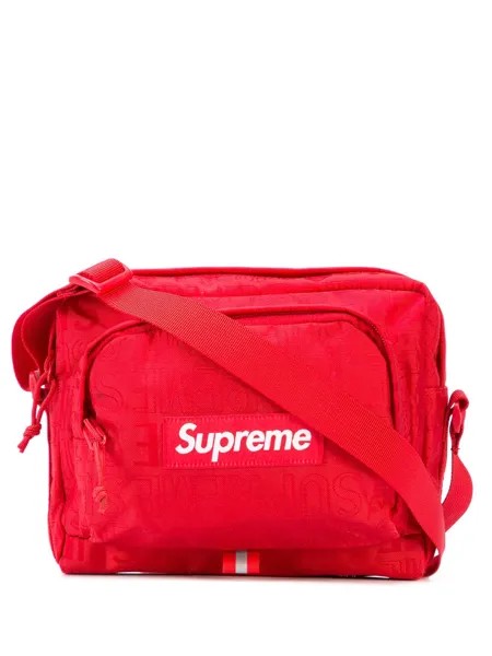 Supreme сумка на плечо с нашивкой-логотипом