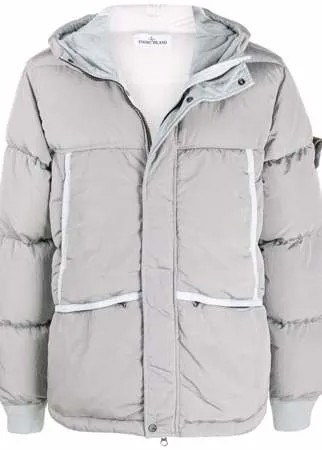Stone Island пуховик с капюшоном