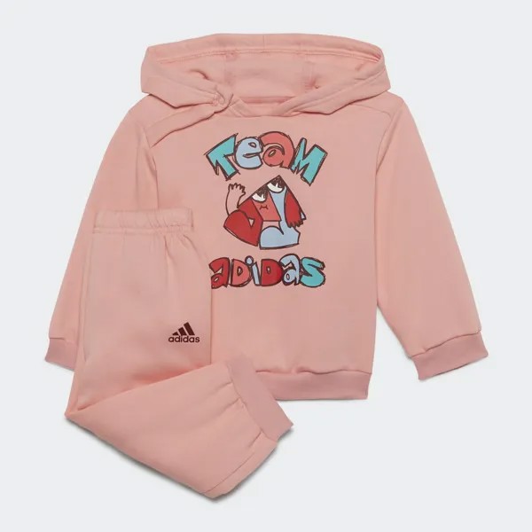 Флисовый комплект: толстовка и брюки adidas Performance