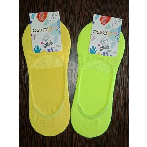Подследники OSKO, комплект, 2 пары, размер 37-41, желтый