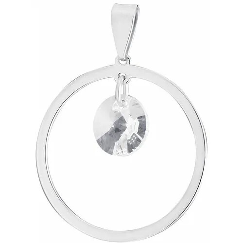 Подвеска серебряная с кристаллами Swarovski 2139514/95 Ювелир Карат