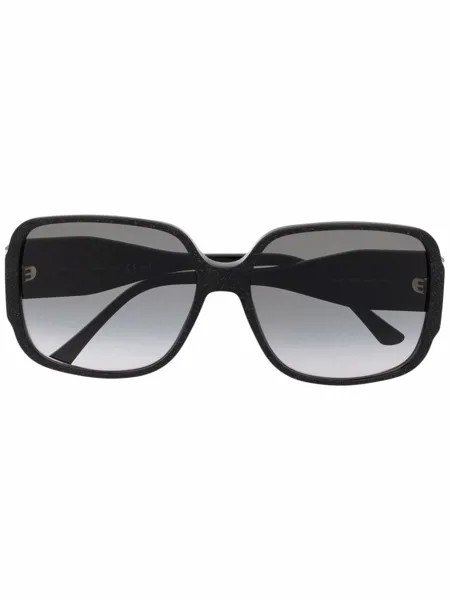 Jimmy Choo Eyewear солнцезащитные очки в массивной оправе
