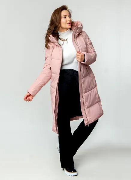 Пальто женское Britt 58412 розовое 42 RU