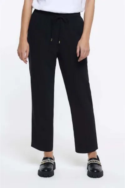 Джоггеры строгого кроя River Island, черный