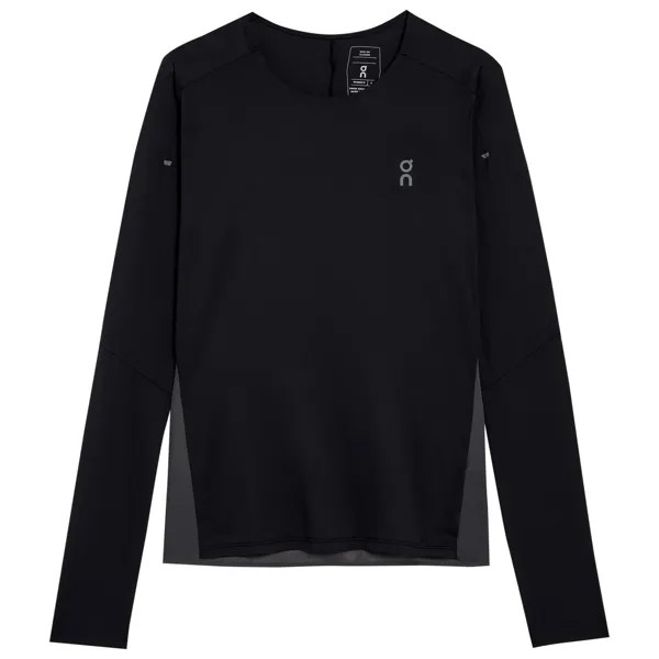Беговая рубашка On Women's Performance Long T, цвет Black/Eclipse