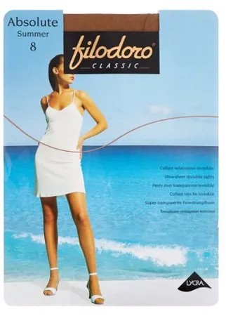 Колготки Filodoro Classic Absolute Summer 8 den, размер 2-S, glace (коричневый)