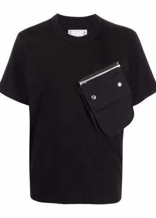 Sacai футболка с объемным карманом