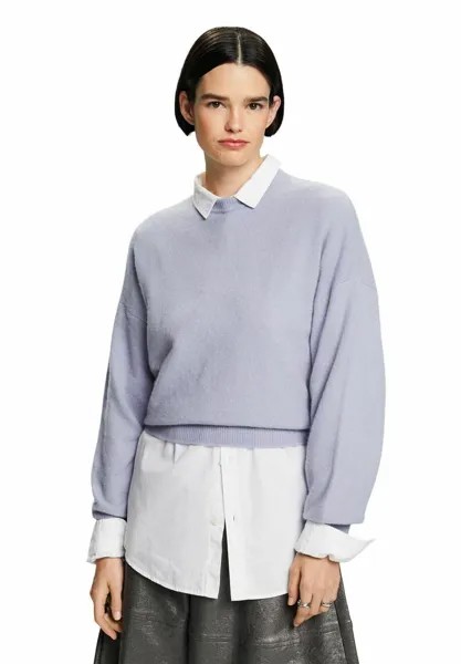 Вязаный свитер Esprit, цвет light blue lavender