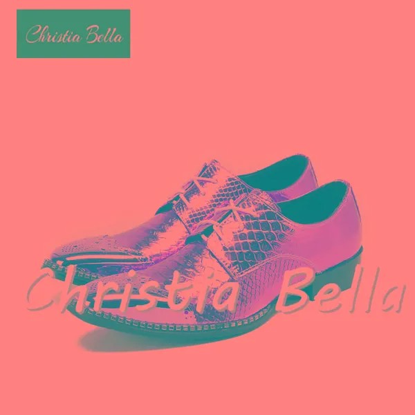 Christia Bella мужские модные туфли на выход брендовая Дизайнерская обувь с золотой окантовкой; На шнуровке; Свадебные и вечерние туфли-оксфорды; Обувь для сцены, одежда размера плюс; Большие размеры 38-47