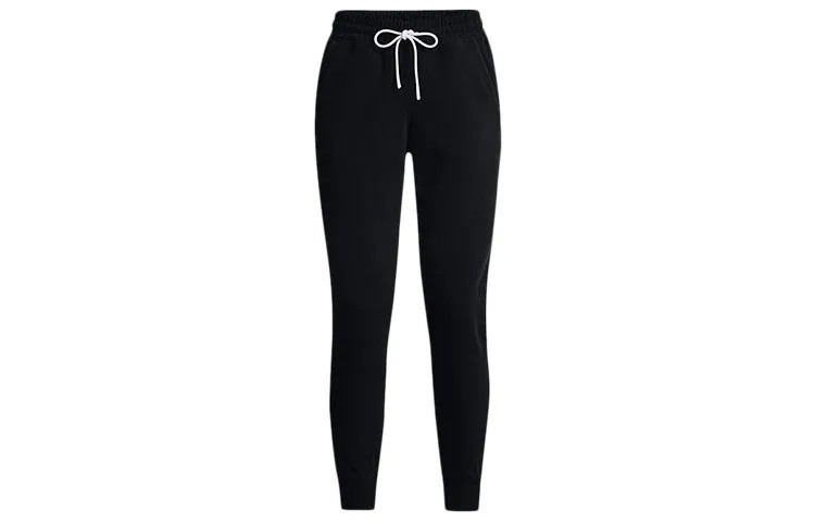 Женские трикотажные спортивные штаны Under Armour, цвет Black