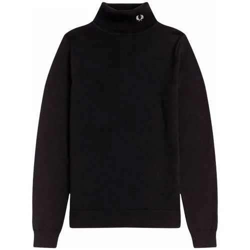 Лонгсливы, Свитеры Fred Perry Лонгслив женский Fred Perry Roll Neck Knitted Top