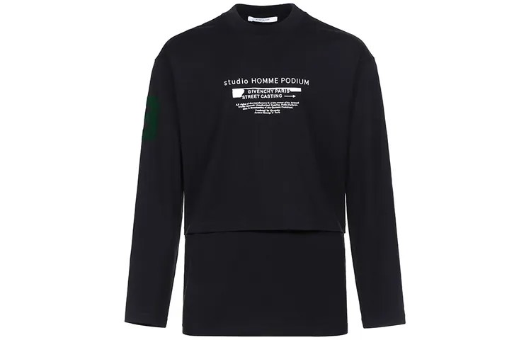Футболка мужская черная Givenchy, черный