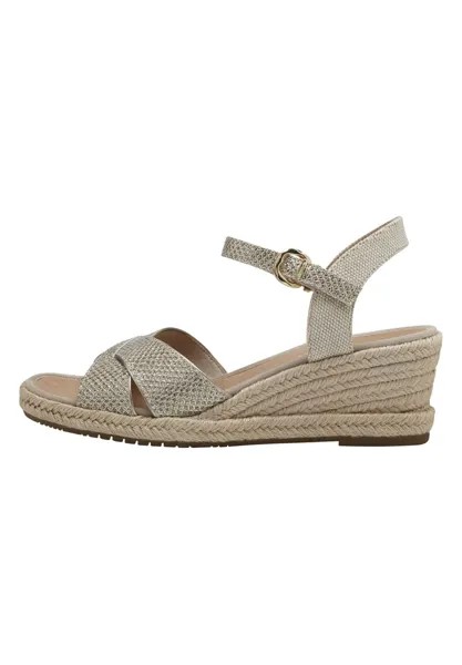 Эспадрильи Tamaris, цвет lt gold glam