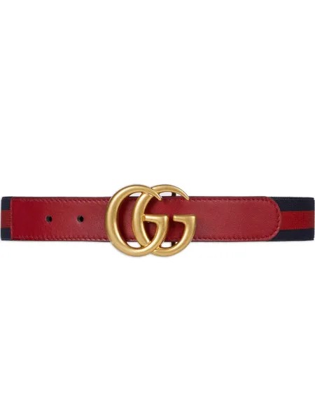 Gucci Kids ремень с отделкой Web и логотипом GG