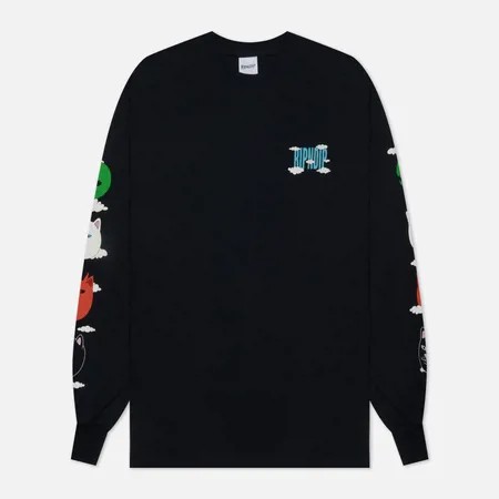 Мужской лонгслив RIPNDIP Bunched Up, цвет чёрный, размер L