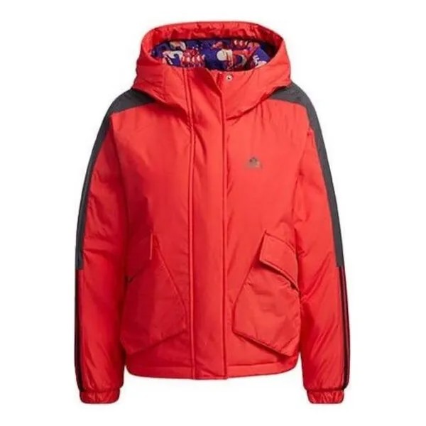 Куртка x bu куртка азиатские размеры Adidas, красный