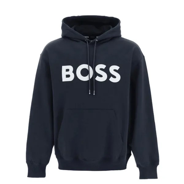 Мужская толстовка с капюшоном Hugo Boss Sullivan, темно-синий
