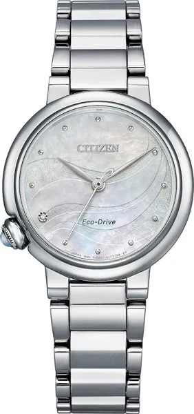 Наручные часы женские Citizen EM0910-80D серебристые