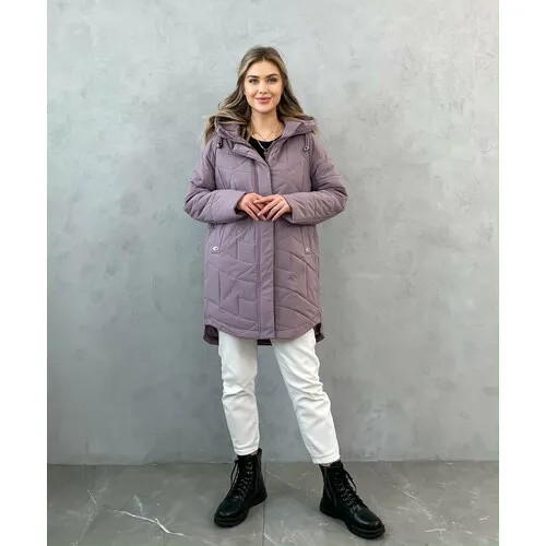 Куртка , размер 52(52-54), лиловый