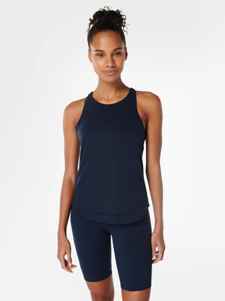 Майка Sweaty Betty Breathe Easy, темно-синяя