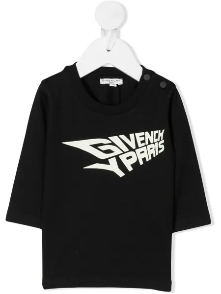 Givenchy Kids футболка с логотипом