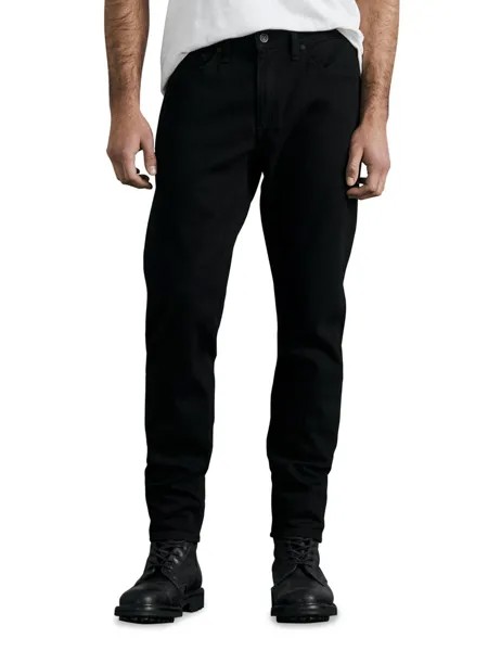 Джинсы Fit 3 Authentic Stretch rag & bone, черный