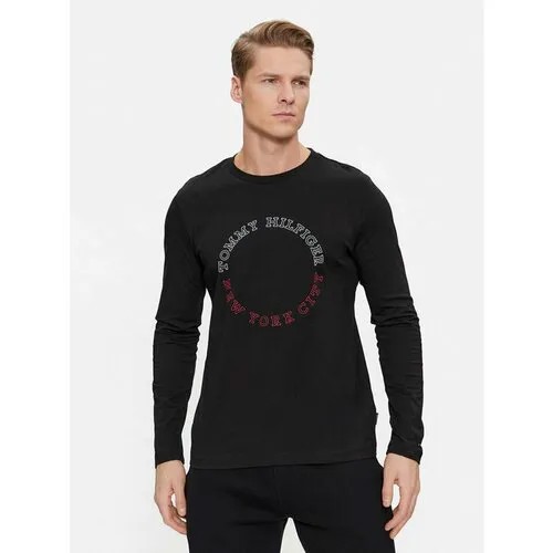 Лонгслив TOMMY HILFIGER, размер L [INT], черный