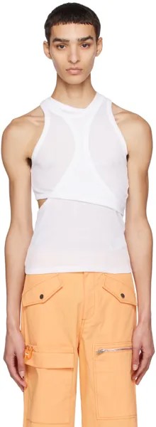 Белая модульная майка Dion Lee
