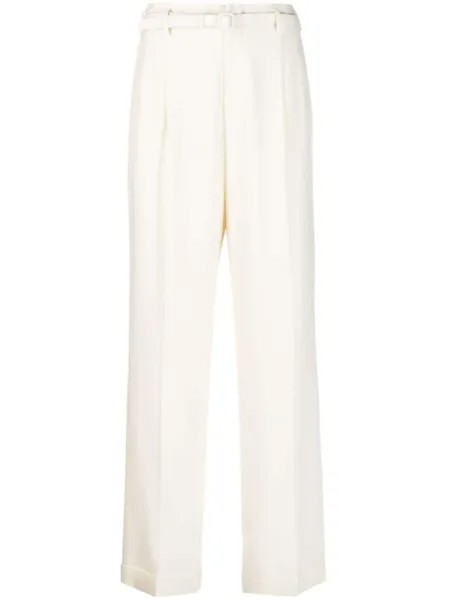 Ralph Lauren Collection брюки Stamford прямого кроя, нейтральный цвет