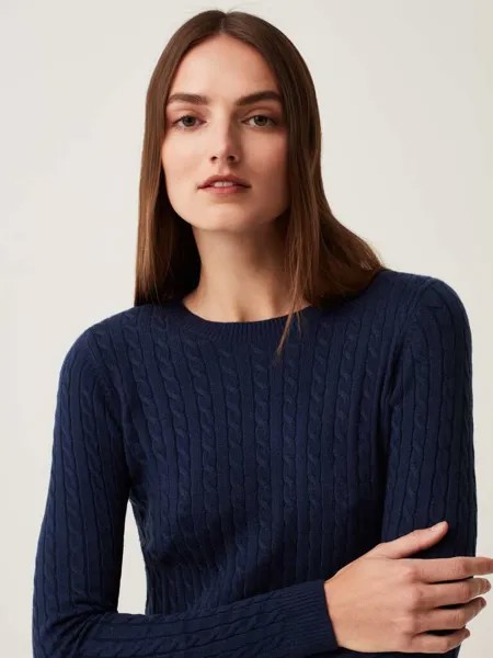 Пуловер с косами Ovs, цвет dark blue