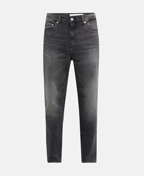 Прямые джинсы Calvin Klein Jeans, антрацит