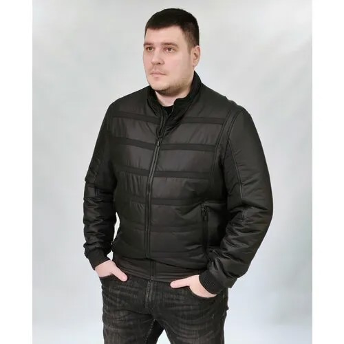 Бомбер Euro classic, размер 58, черный